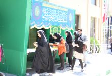 گزارش تصویری دومین روز برگزاری موکب به مناسبت هفته کرامت  